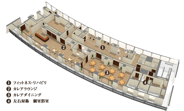 カレア フロアマップ